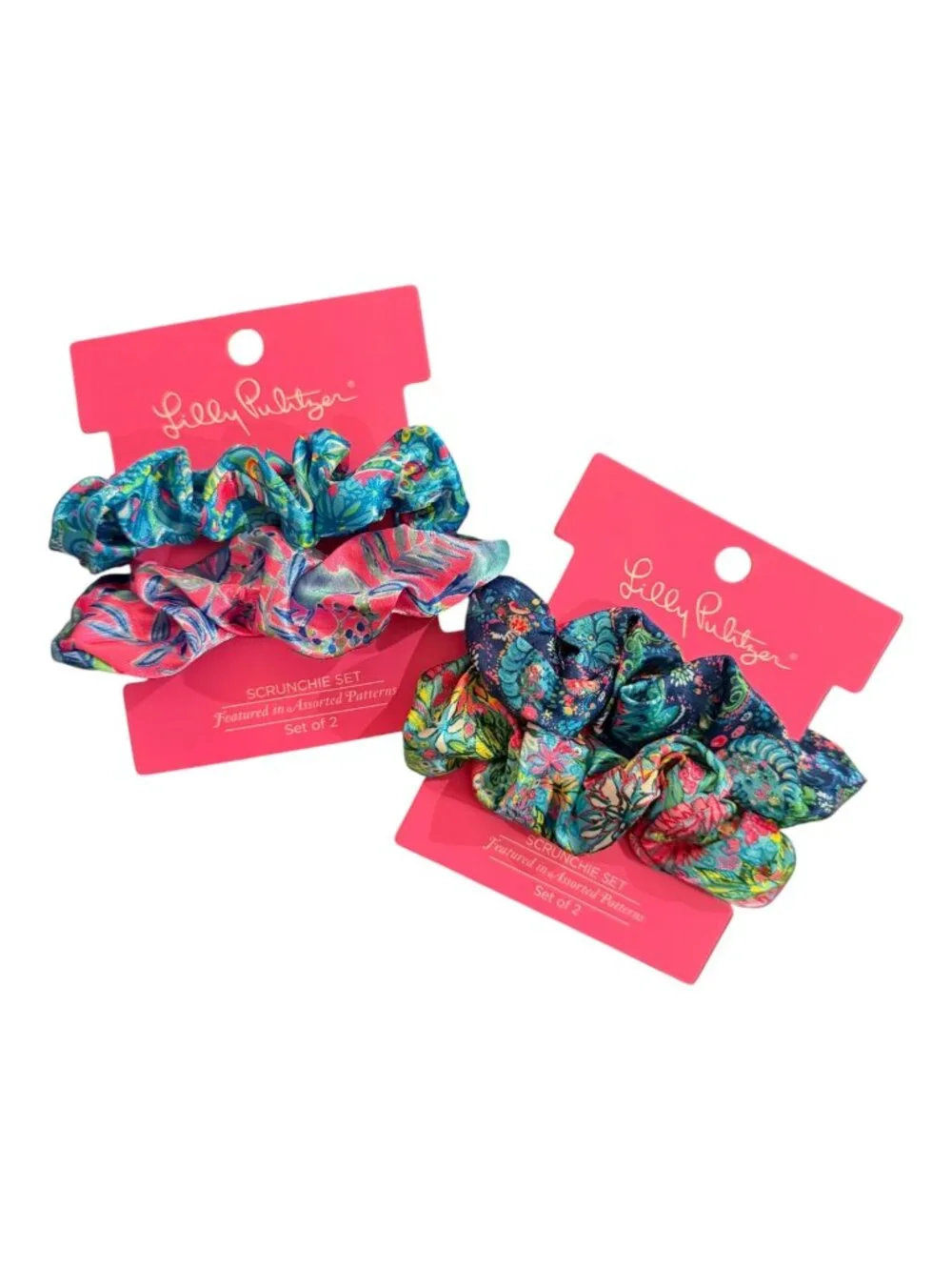 NWT Lilly Pulitzer Hair Scrunchie Set of 4